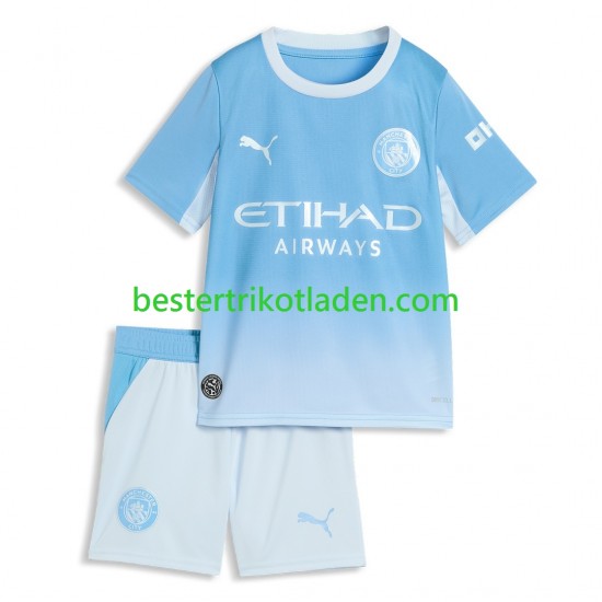 Fußballtrikot Manchester City Heim Trikot Home 2026-2027 Kurzarm für Kinder