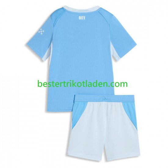 Fußballtrikot Manchester City Heim Trikot Home 2026-2027 Kurzarm für Kinder