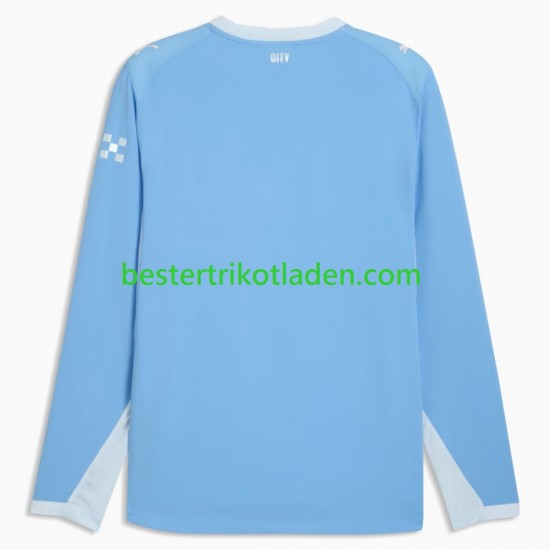 Fußballtrikot Manchester City Heim Trikot Home 2026-2027 Langarm für Herren