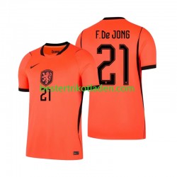 Fußballtrikot Niederlande Frenkie de Jong 21 Heim Trikot Home WM 2026 Kurzarm für Herren