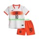Fußballtrikot Niederlande Memphis Depay 10 Auswärts Trikot Away WM 2026 Kurzarm für Kinder