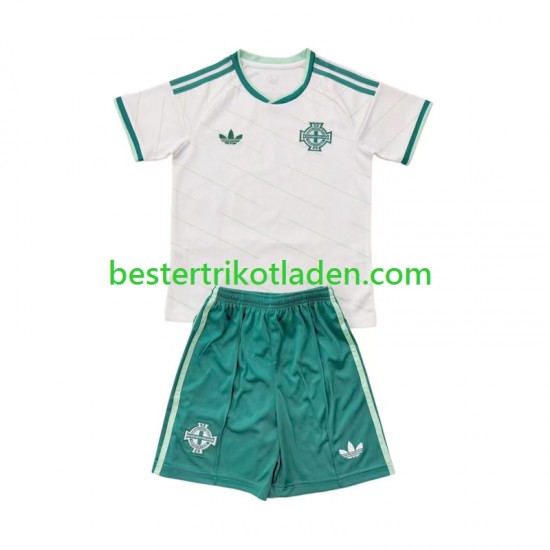 Fußballtrikot Nordirland Auswärts Trikot Away 2026 Kurzarm für Kinder