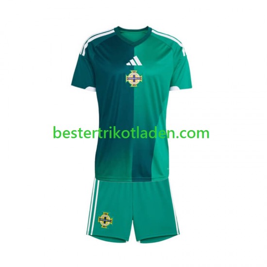 Fußballtrikot Nordirland Heim Trikot Home 2026 Kurzarm für Kinder