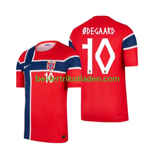 Fußballtrikot Norwegen Martin Odegaard 10 Heim Trikot Home WM 2026 Kurzarm für Herren