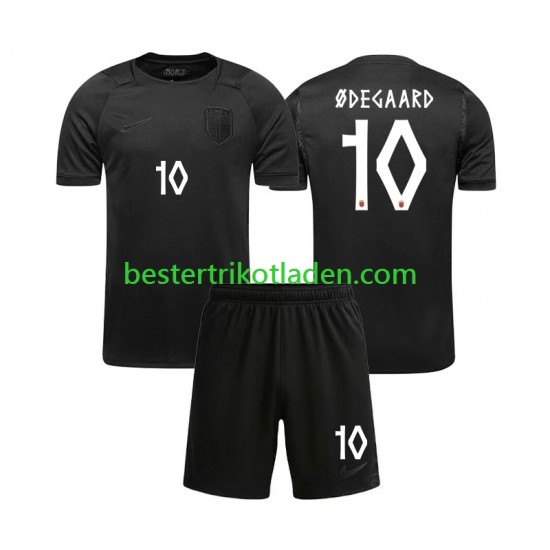 Fußballtrikot Norwegen Martin Odegaard 10 Auswärts Trikot Away WM 2026 Kurzarm für Kinder