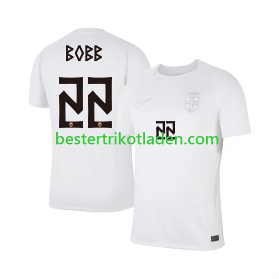 Fußballtrikot Norwegen Oscar Bobb 22 Ausweich Trikot 3rd WM 2026 Kurzarm für Herren