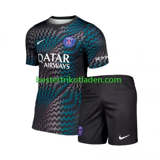 Fußballtrikot Paris Saint-Germain Torwart Heim Trikot Home 2026-2027 Kurzarm für Kinder