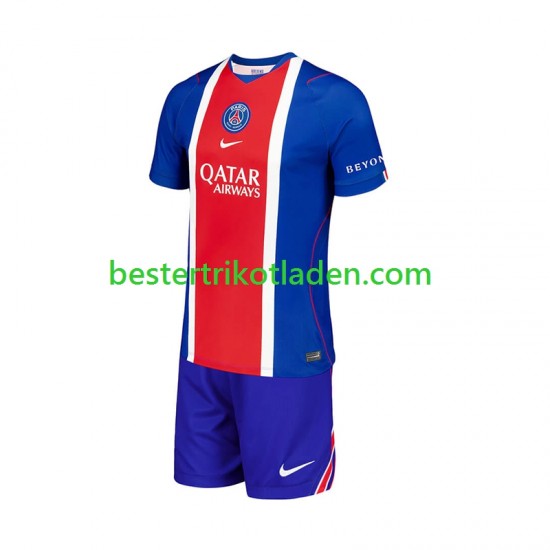 Fußballtrikot Paris Saint-Germain Heim Trikot Home 2026-2027 Kurzarm für Kinder