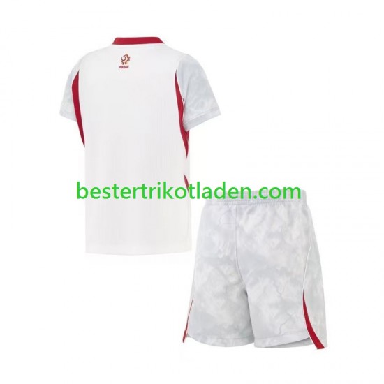 Fußballtrikot Polen Heim Trikot Home WM 2026 Kurzarm für Kinder