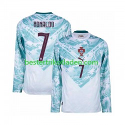 Fußballtrikot Portugal Cristiano Ronaldo 7 Auswärts Trikot Away WM 2026 Langarm für Herren
