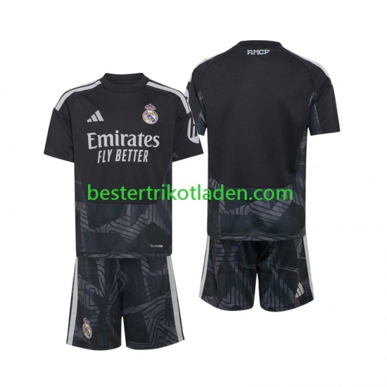 Fußballtrikot Real Madrid Torwart Heim Trikot Home 2026-2027 Kurzarm für Kinder