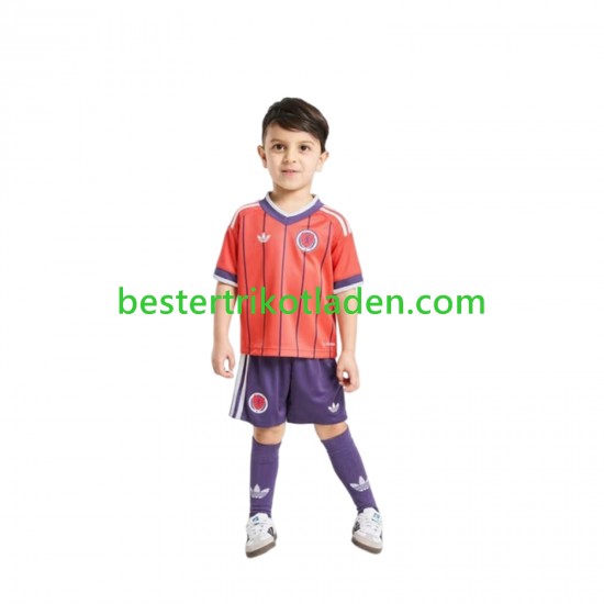 Fußballtrikot Schottland Auswärts Trikot Away WM 2026 Kurzarm für Kinder