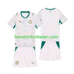 Fußballtrikot Senegal Heim Trikot Home 2026 2027 Kurzarm für Kinder