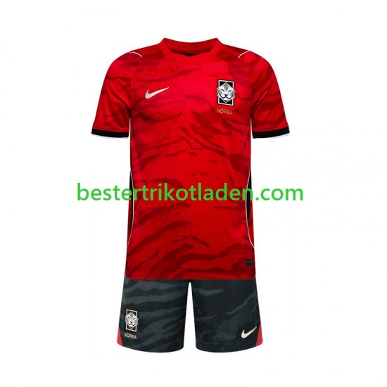 Fußballtrikot Südkorea Heim Trikot Home WM 2026 Kurzarm für Kinder