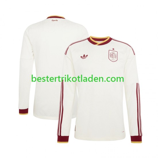 Fußballtrikot Spanien Auswärts Trikot Away WM 2026 Langarm für Herren