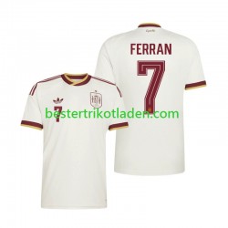 Fußballtrikot Spanien Ferran Torres 7 Auswärts Trikot Away WM 2026 Kurzarm für Herren