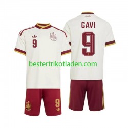 Fußballtrikot Spanien Gavi 9 Auswärts Trikot Away WM 2026 Kurzarm für Kinder