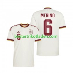 Fußballtrikot Spanien Mikel Merino 6 Auswärts Trikot Away WM 2026 Kurzarm für Herren