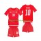 Fußballtrikot Schweiz Granit Xhaka 10 Heim Trikot Home WM 2026 Kurzarm für Kinder