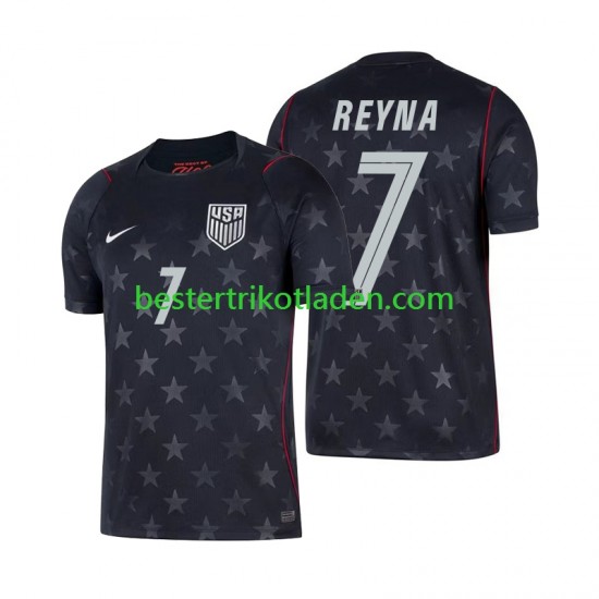 Fußballtrikot USA Giovanni Reyna 7 Auswärts Trikot Away WM 2026 Kurzarm für Herren