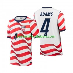 Fußballtrikot USA Tyler Adams 4 Heim Trikot Home WM 2026 Kurzarm für Herren