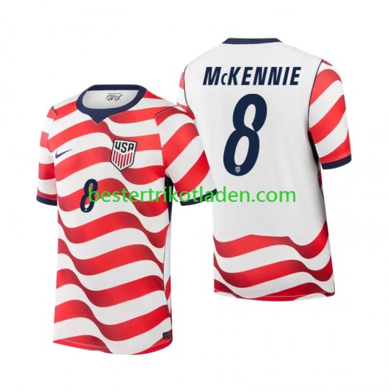 Fußballtrikot USA Weston McKennie 8 Heim Trikot Home WM 2026 Kurzarm für Herren
