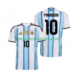 Fußballtrikot Argentinien Maradona 10 Heim Trikot Home WM 2026 Kurzarm für Herren