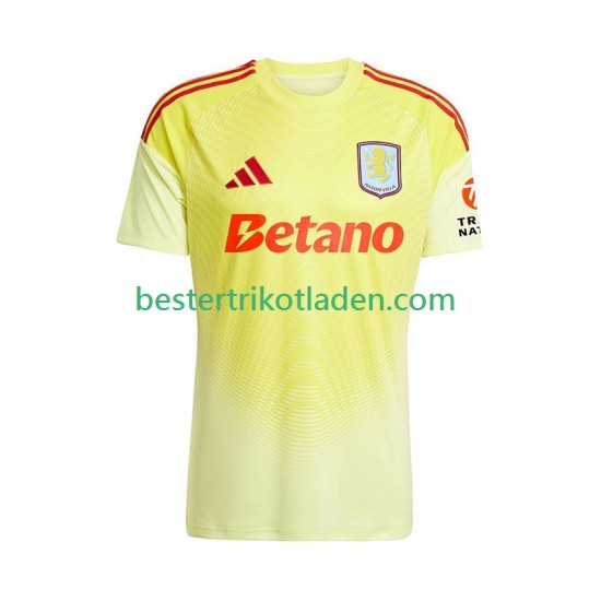 Fußballtrikot Aston Villa Torwart Auswärts Trikot Away 2025-2026 Kurzarm für Herren