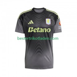 Fußballtrikot Aston Villa Torwart Heim Trikot Home 2025-2026 Kurzarm für Herren