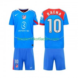 Fußballtrikot Atlético Madrid Alex Baena 10 Ausweich Trikot 3rd 2025-2026 Kurzarm für Kinder