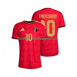 Fußballtrikot Belgien Leandro Trossard 10 Heim Trikot Home WM 2026 Kurzarm für Herren