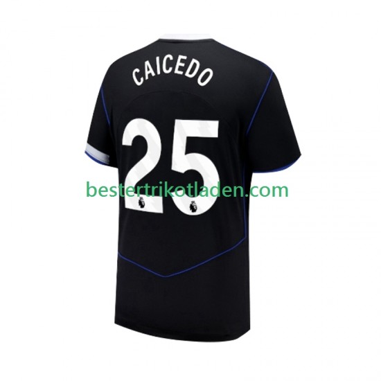 Fußballtrikot Chelsea Moises Caicedo 25 Ausweich Trikot 3rd 2025-2026 Kurzarm für Herren