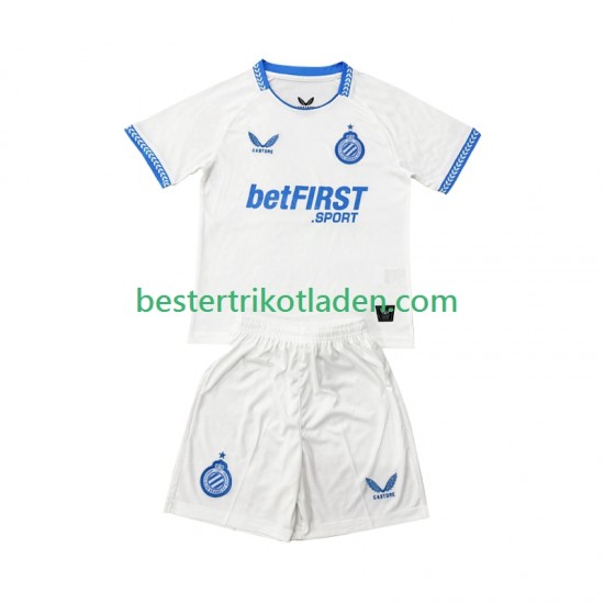 Fußballtrikot Club Brugge Auswärts Trikot Away 2025-2026 Kurzarm für Kinder