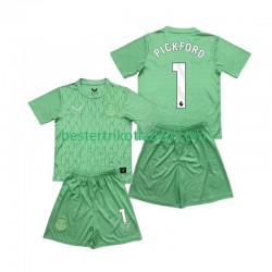 Fußballtrikot Everton FC Pickford 1 Torwart Heim Trikot Home 2025-2026 Kurzarm für Kinder
