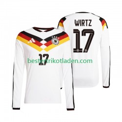 Fußballtrikot Deutschland Florian Wirtz 17 Heim Trikot Home WM 2026 Langarm für Herren