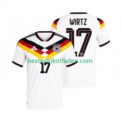 Fußballtrikot Deutschland Florian Wirtz 17 Heim Trikot Home WM 2026 Kurzarm für Herren