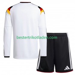 Fußballtrikot Deutschland Heim Trikot Home WM 2026 Langarm für Kinder