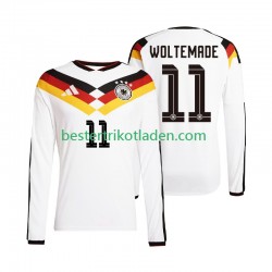 Fußballtrikot Deutschland Woltemade 11 Heim Trikot Home WM 2026 Langarm für Herren