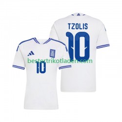 Fußballtrikot Griechenland Christos Tzolis 10 Heim Trikot Home 2026 Kurzarm für Herren