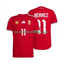 Fußballtrikot Ungarn Kerkez 11 Heim Trikot Home WM 2026 Kurzarm für Herren