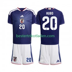 Fußballtrikot Japan Kubo 20 Heim Trikot Home WM 2026 Kurzarm für Kinder