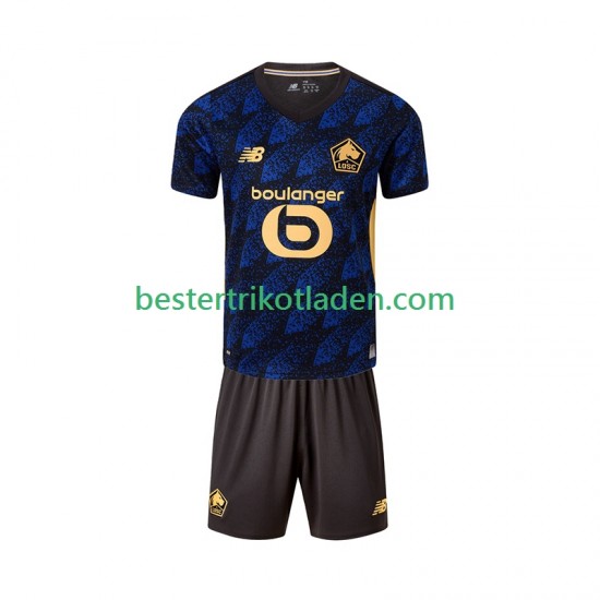 Fußballtrikot OSC Lille Ausweich Trikot 3rd 2025-2026 Kurzarm für Kinder