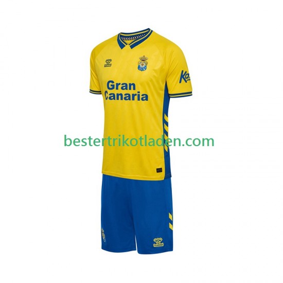 Fußballtrikot Las Palmas Heim Trikot Home 2025-2026 Kurzarm für Kinder