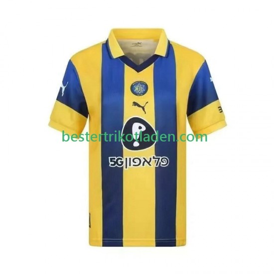 Fußballtrikot Maccabi Tel Aviv Heim Trikot Home 2025-2026 Kurzarm für Herren