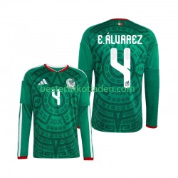 Fußballtrikot Mexiko Edson Alvarez 4 Heim Trikot Home WM 2026 Langarm für Herren