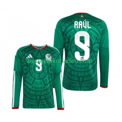 Fußballtrikot Mexiko Raul Jimenez 9 Heim Trikot Home WM 2026 Langarm für Herren