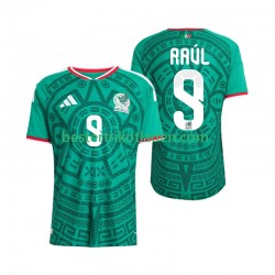 Fußballtrikot Mexiko Raul Jimenez 9 Heim Trikot Home WM 2026 Kurzarm für Herren