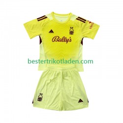 Fußballtrikot Nottingham Forest Torwart Heim Trikot Home 2025-2026 Kurzarm für Kinder