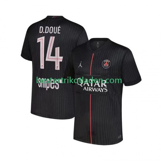 Fußballtrikot Paris Saint-Germain Desire Doue 14 Viertes trikot 2025-2026 Kurzarm für Herren
