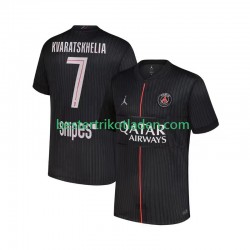 Fußballtrikot Paris Saint-Germain Khvicha Kvaratskhelia 7 Viertes trikot 2025-2026 Kurzarm für Herren